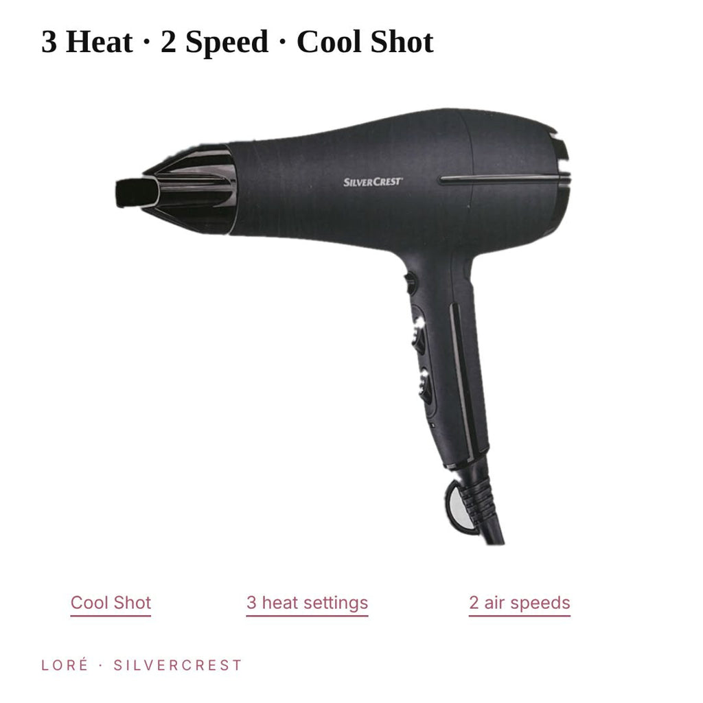 SilverCrest 2300W touch sensor hair dryer product image